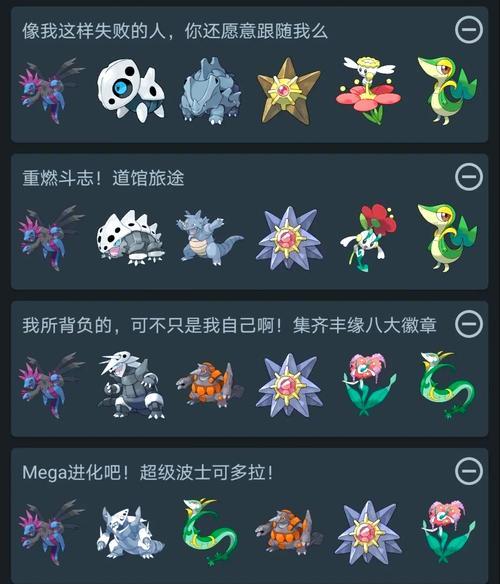 《探索口袋之旅游戏中的技能状态》（探索游戏中的各种技能和状态）